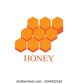 Modern honey icon vector texture illustration design template