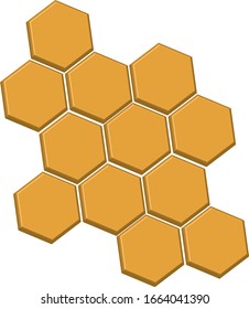 Modern honey icon vector texture illustration design template