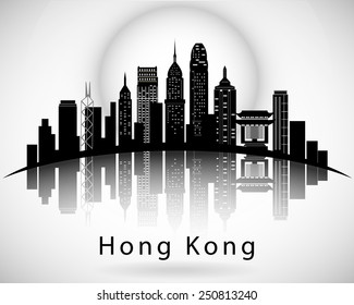 Modern Hong Kong City Skyline Design