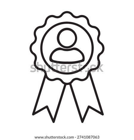 Modern Honor and Certification Symbol