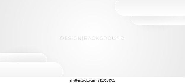 Modern horizontal banner design template with copy space.