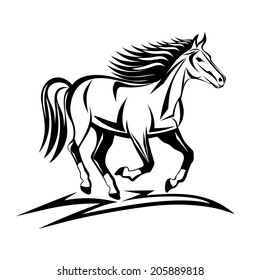 Logo moderno de Caballo