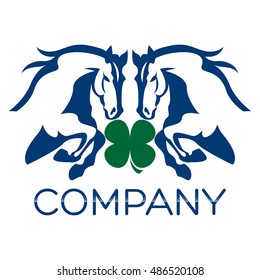 Modern horse logo