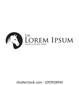 Modern Horse Logo Template