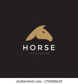 modern horse logo vector illustration