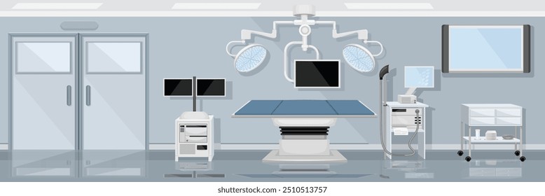 Moderno conceito de rede hospitalar e de comunicação. Tecnologia médica. MedTech!