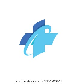 Modern hospital vector icon