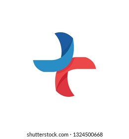 Modern hospital vector icon
