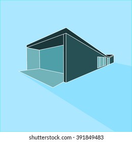 Modern house abstract