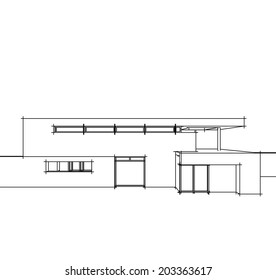 modern house building