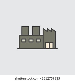 Modern house building icon vector illustration