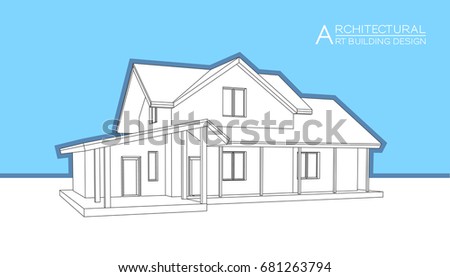 architectural drawings of modern houses simple modern house building vector architectural drawings 3d illustration house building vector drawings stock architectural drawings of modern houses simple modern house building vector architectural drawings 3d illustration house building vector drawings stock