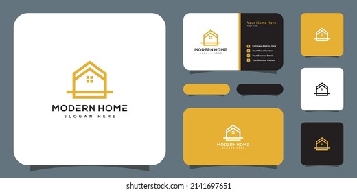 concepto de diseño vectorial de la casa moderna