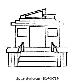 Modern house icon