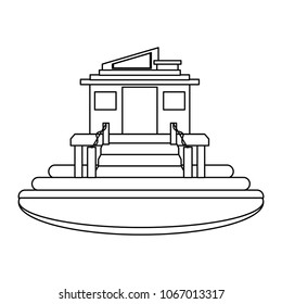 Modern house icon