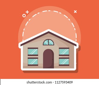 modern house icon