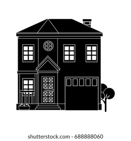 modern house icon