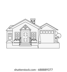 modern house icon