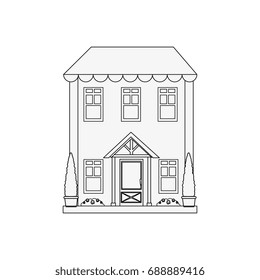 modern house icon