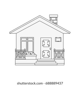 modern house icon