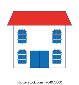 modern house icon 