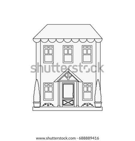 modern house icon