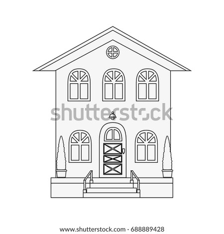 modern house icon