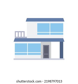 Ilustración vectorial de icono de la casa moderna