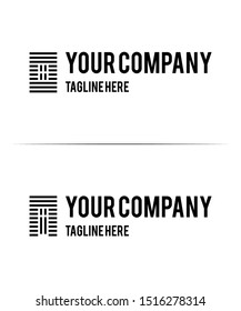 Modern House Logo Company in White Background