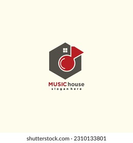 Modern house house logo design template with creative concept