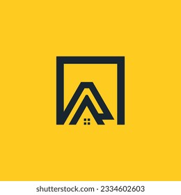 Modern house logo design vector with creative concept
