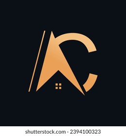 Modern house logo vector with modern idea concept 