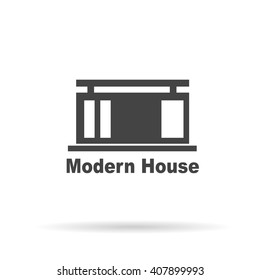 Modern House Real Estate logo  design