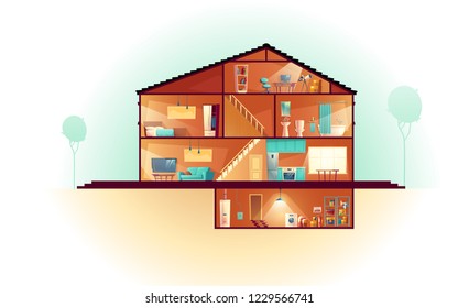 家の中 イラスト Stock Illustrations Images Vectors Shutterstock