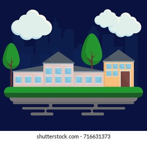 modern houses icon