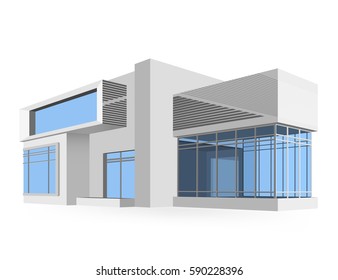 Modern housing models vector design on a white background