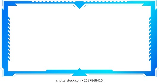Diseño virtual de sistema de pantalla futurista moderno hud ui gui futuro. Fondo futurista Abstractas de la tecnología brillante azul Marco de ciencia ficción HUD UI