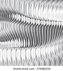modern hypnotic background from sheets and strips with a gradient