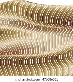 modern hypnotic background from sheets and strips with a gradient