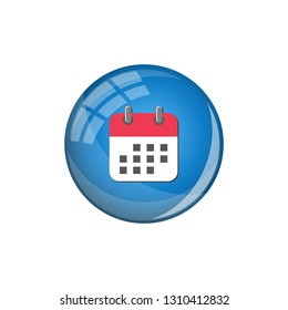 Modern Icon Calendar Button Applications