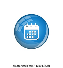 Modern Icon Calendar Button Applications