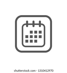 Modern Icon Calendar Button Applications