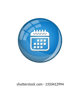 Modern Icon Calendar Button Applications