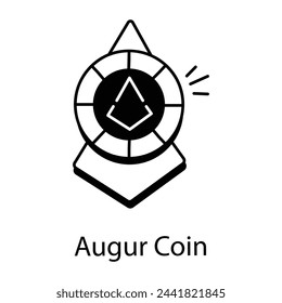 Modern icon of Crypto Market Linear 

