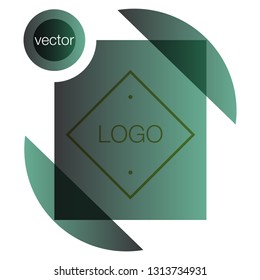 Modern icon design logo element with business card template. Best for identity and logotypes.