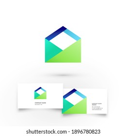 Modern icon design logo element with business card template. Best for identity and logotypes.