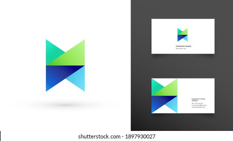 Modernes Logo-Element mit Visitenkarten-Vorlage für Icon. Das Beste für Identität und Logotypen.