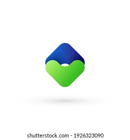 Modern icon design logo element. Best for identity and logotypes.