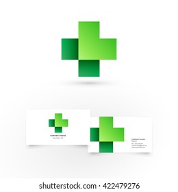 Modern icon design logo element with business card template. Best for identity and logotypes. 