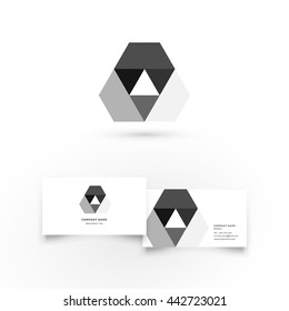 Modern icon design logo element with business card template. Best for identity and logotypes.